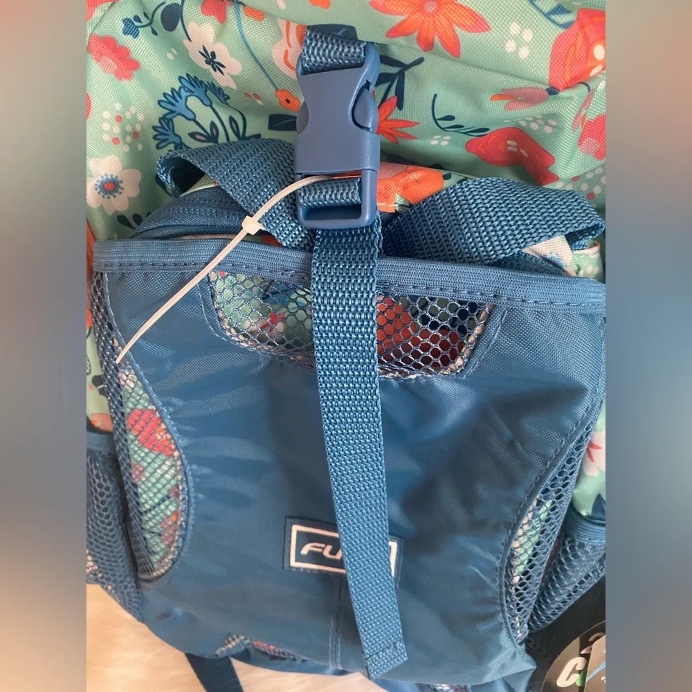 Fuel Lunch Bag & Backpack Bag Combo Floral School New